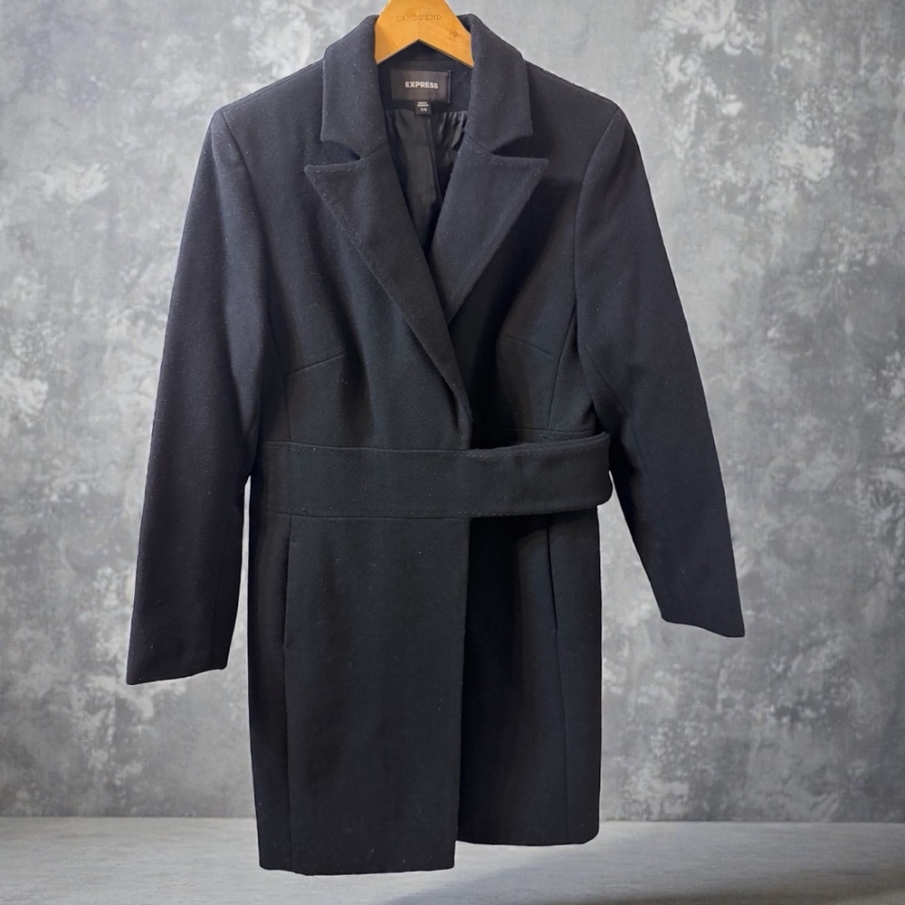 Express Black Women's Trench Coat